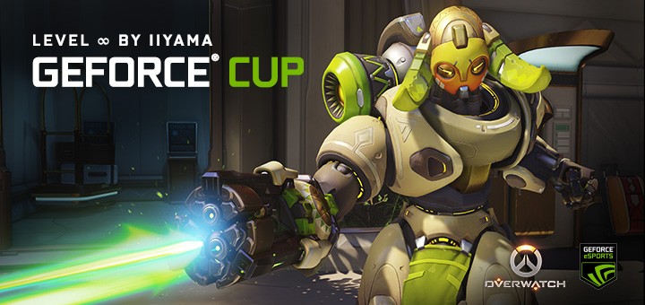 5/20(土) GeForce CUP: Overwatch powered by Level∞ 開幕！レギュレーションを発表し、現在エントリー受付中です。