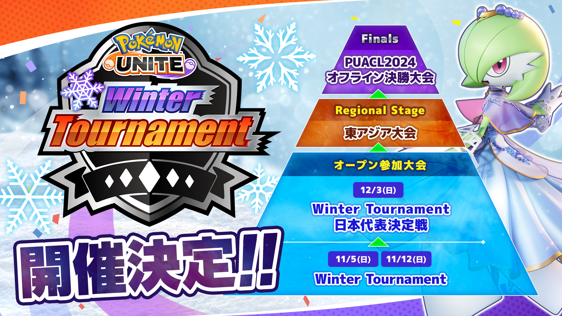Pokémon UNITE Winter Tournament 第1回大会・第2回大会 エントリー受付中！